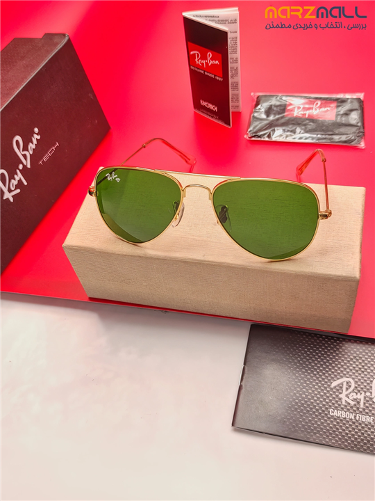 عینک آفتابی ری بن rb3044 aviator small